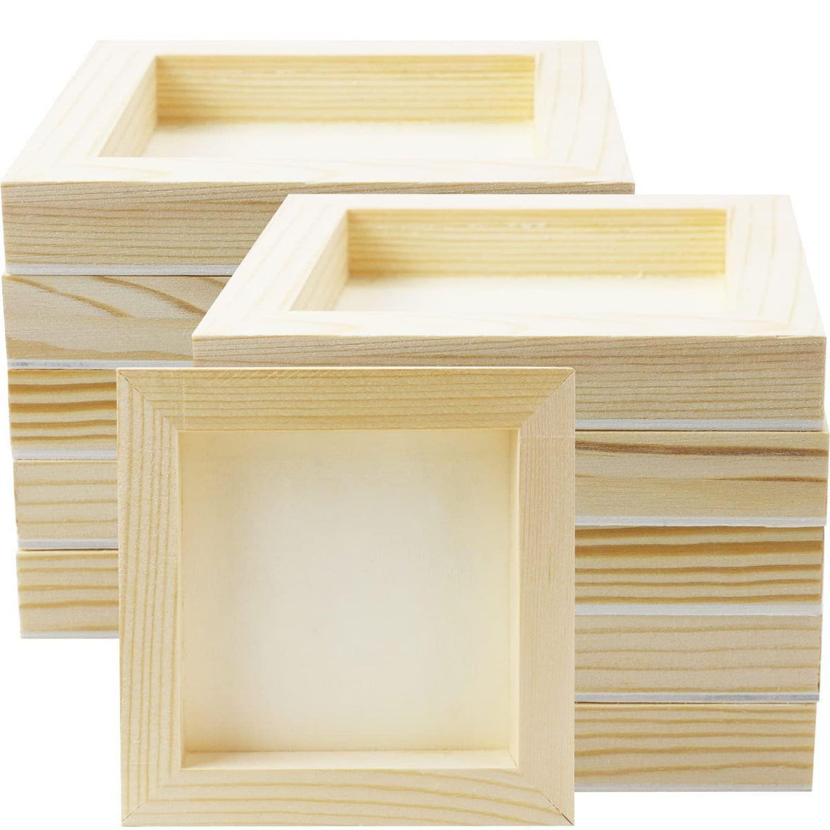 FSWCCK 5 Pack 8 x 10 inch Wood Panel Boards, Unfinished Wood Canvas Panels for Crafts, Painting Canvas, DIY Art Projects, Pouring, Arts Use with Oils, Acrylics
