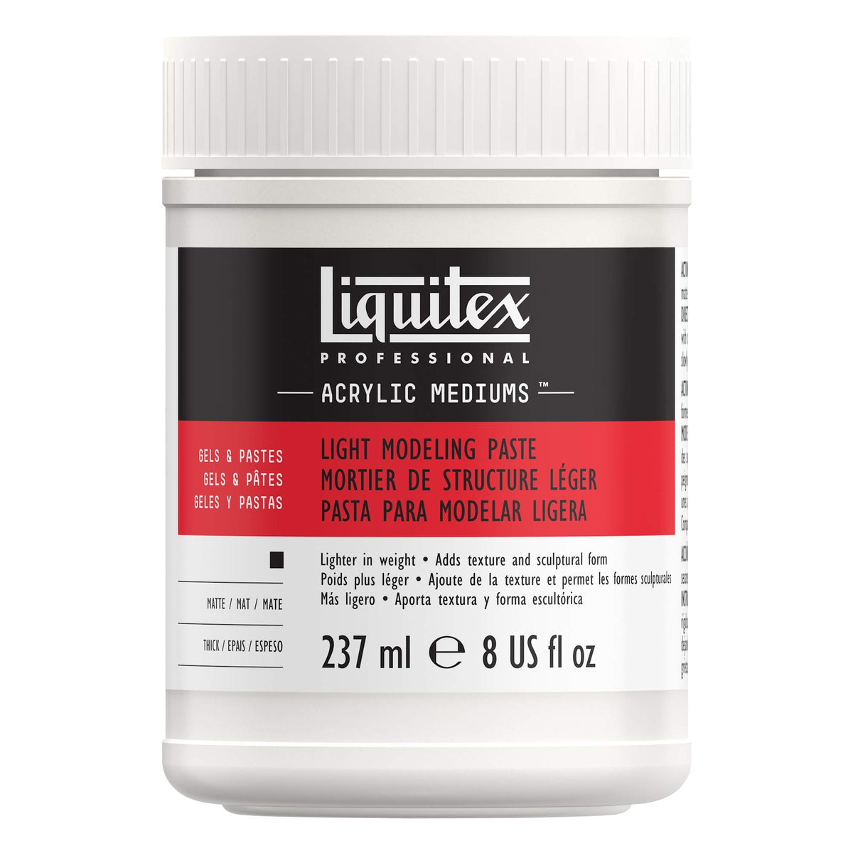 Liquitex Professional Matte Gel Medium, 237ml (8-oz)