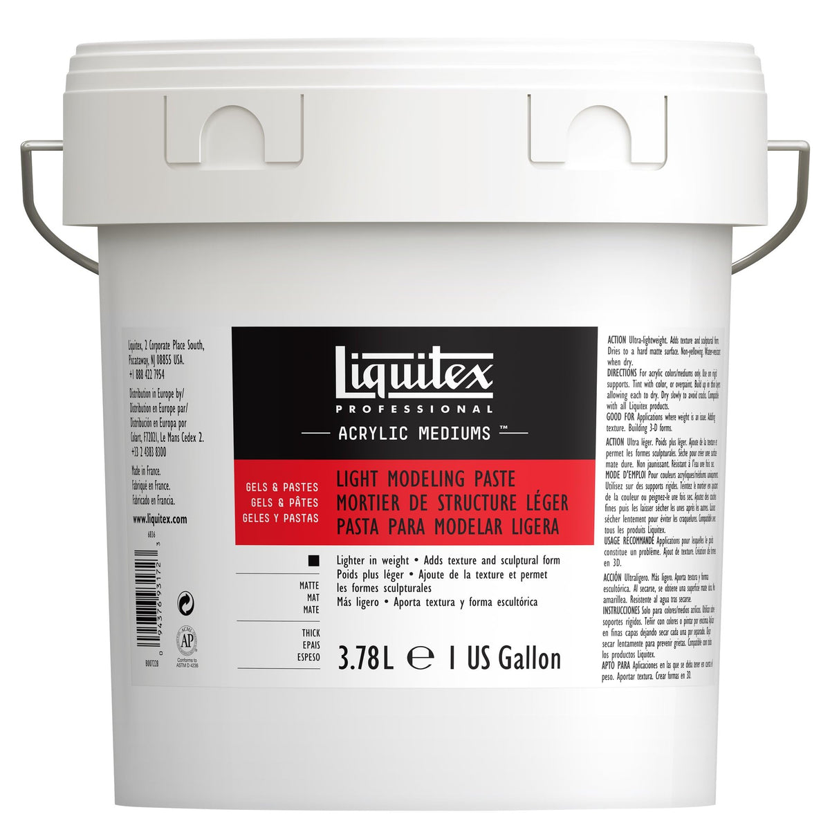 Liquitex Professional Matte Gel Medium, 237ml (8-oz)