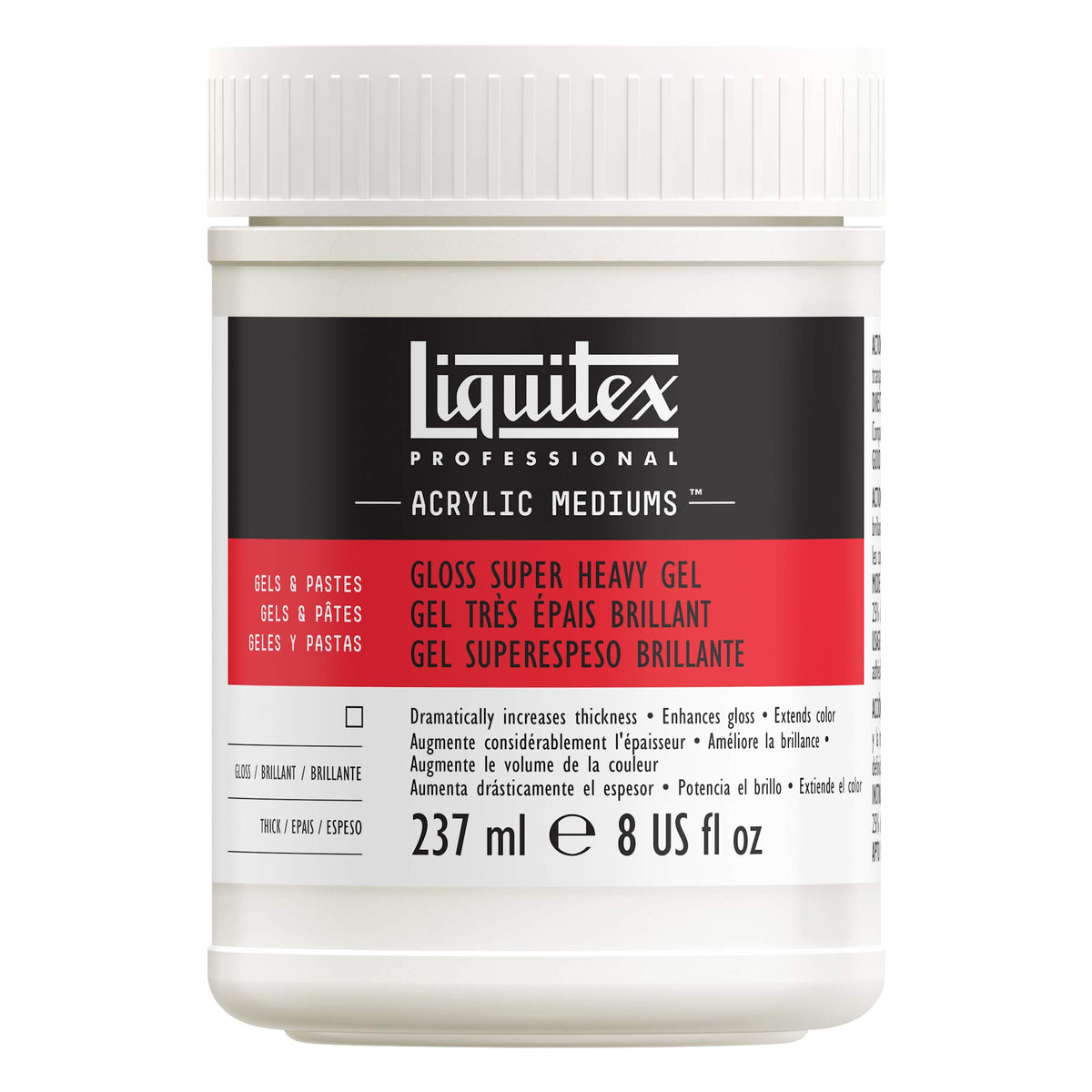 Liquitex Professional Matte Gel Medium, 237ml (8-oz)