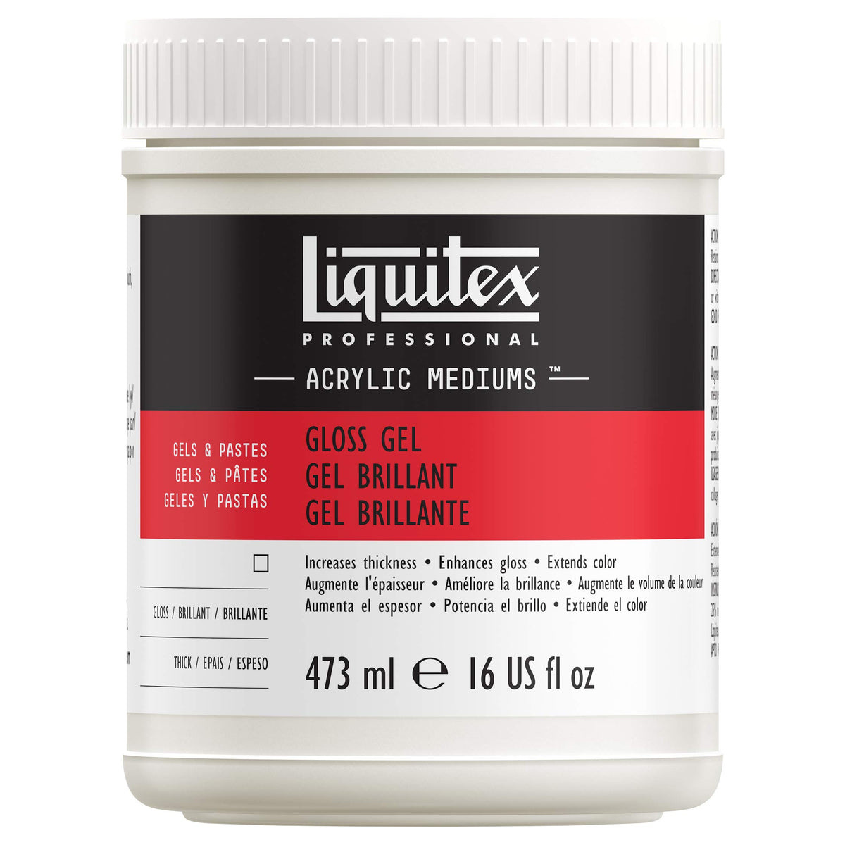 Liquitex Professional Matte Gel Medium, 237ml (8-oz)
