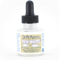 Dr. Ph. Martin's Pen-White Ink Bottle, 1.0 oz, White, 1 Bottle