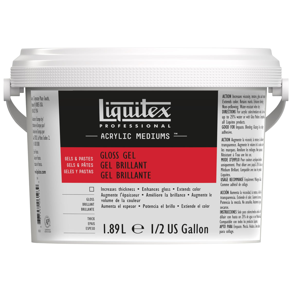 Liquitex Professional Matte Gel Medium, 237ml (8-oz)