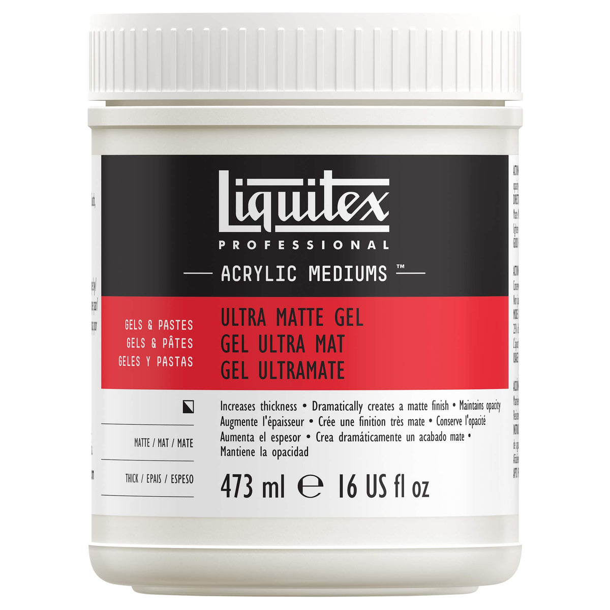Liquitex Professional Matte Gel Medium, 237ml (8-oz)