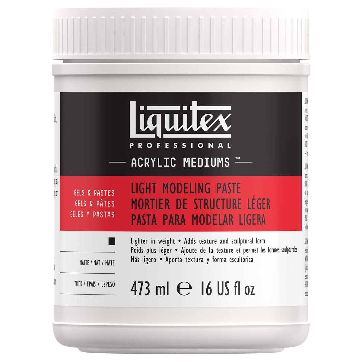 Liquitex Professional Matte Gel Medium, 237ml (8-oz)