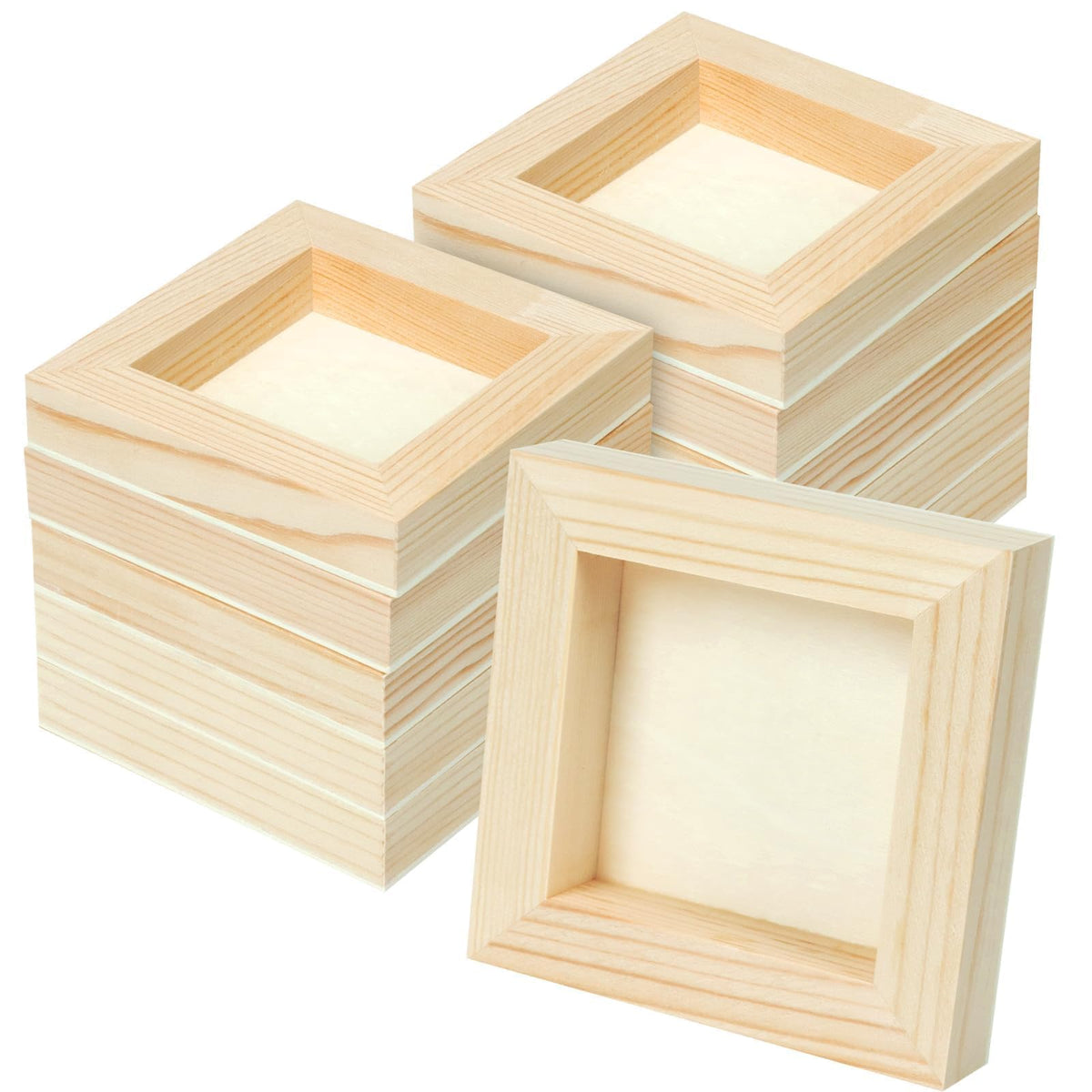 FSWCCK 5 Pack 8 x 10 inch Wood Panel Boards, Unfinished Wood Canvas Panels for Crafts, Painting Canvas, DIY Art Projects, Pouring, Arts Use with Oils, Acrylics