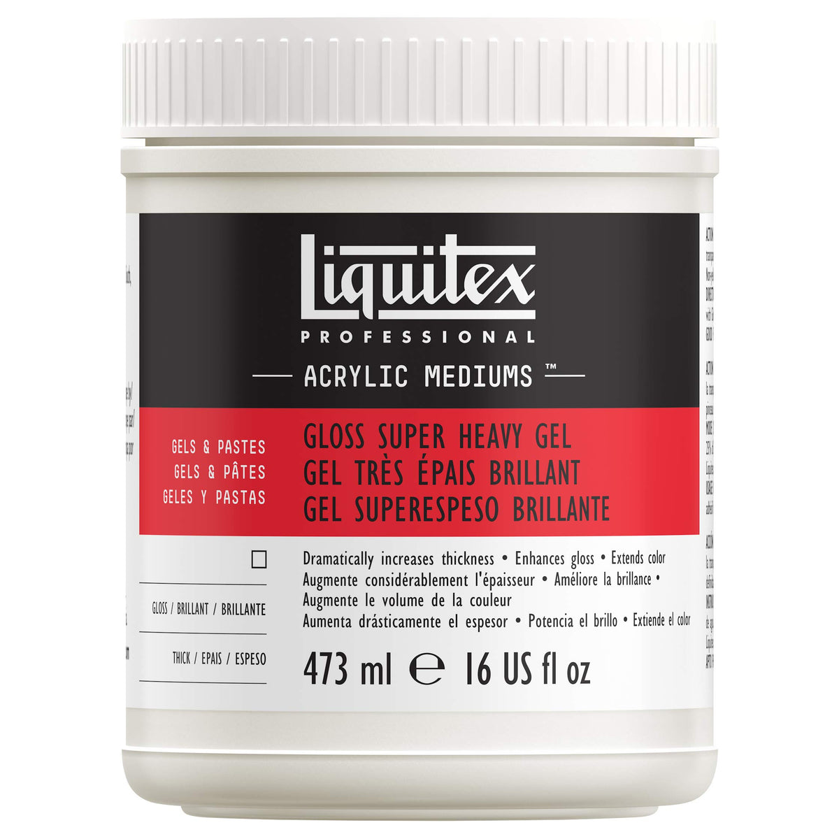 Liquitex Professional Matte Gel Medium, 237ml (8-oz)