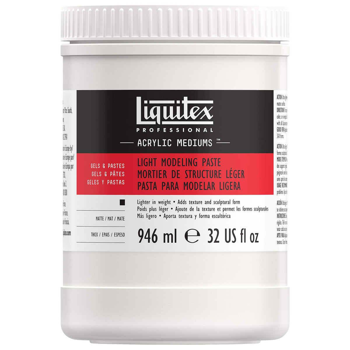 Liquitex Professional Matte Gel Medium, 237ml (8-oz)