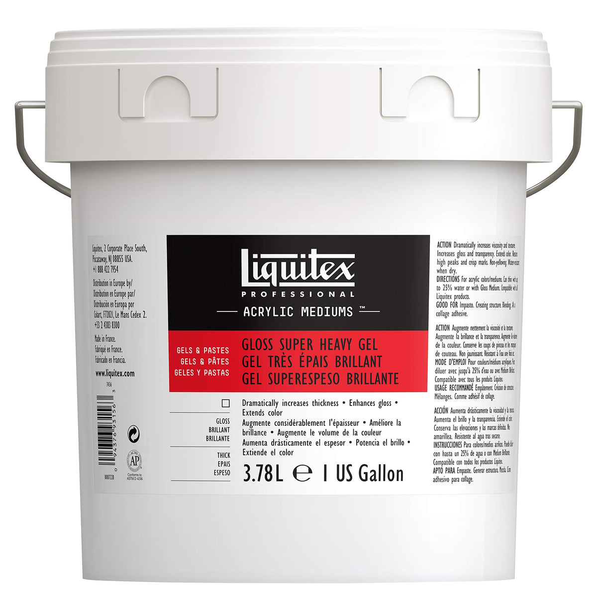 Liquitex Professional Matte Gel Medium, 237ml (8-oz)