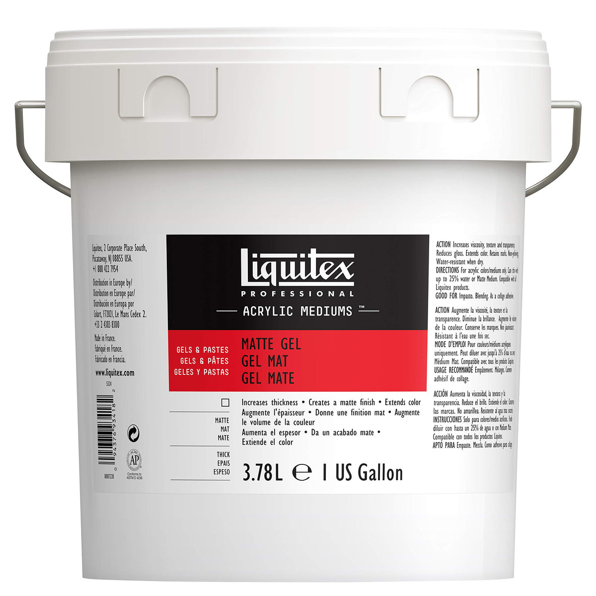 Liquitex Professional Matte Gel Medium, 237ml (8-oz)