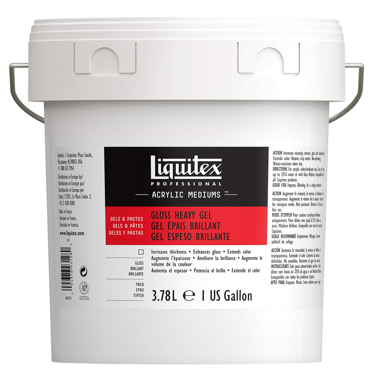 Liquitex Professional Matte Gel Medium, 237ml (8-oz)