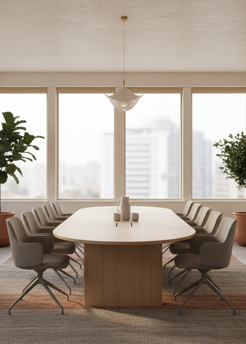 Modern boardroom for group and corporate coaching